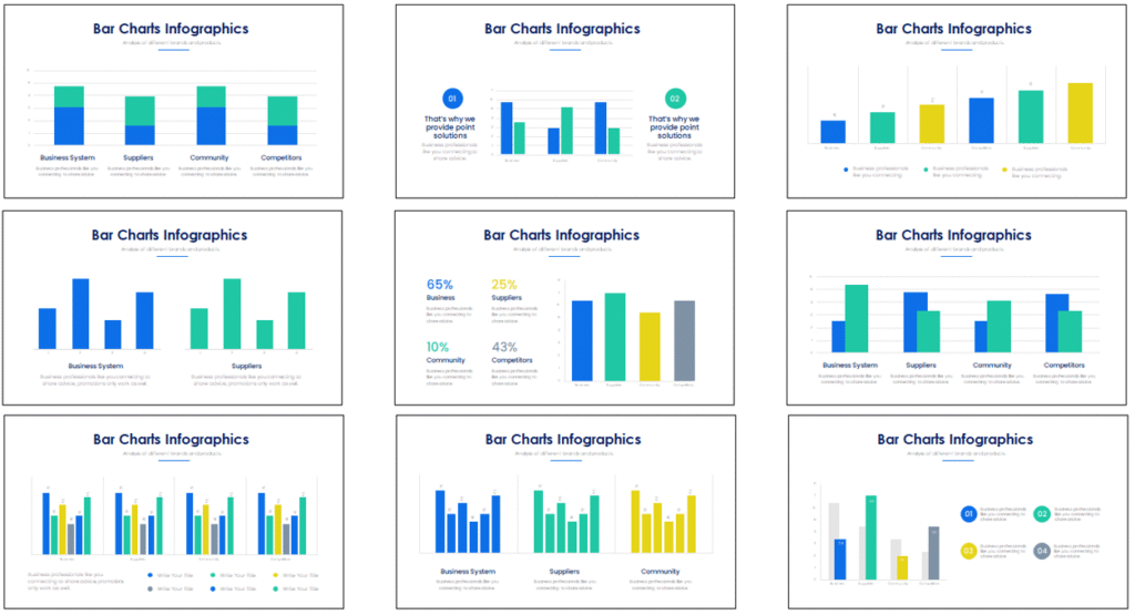 Chart powerpoint free slides 3